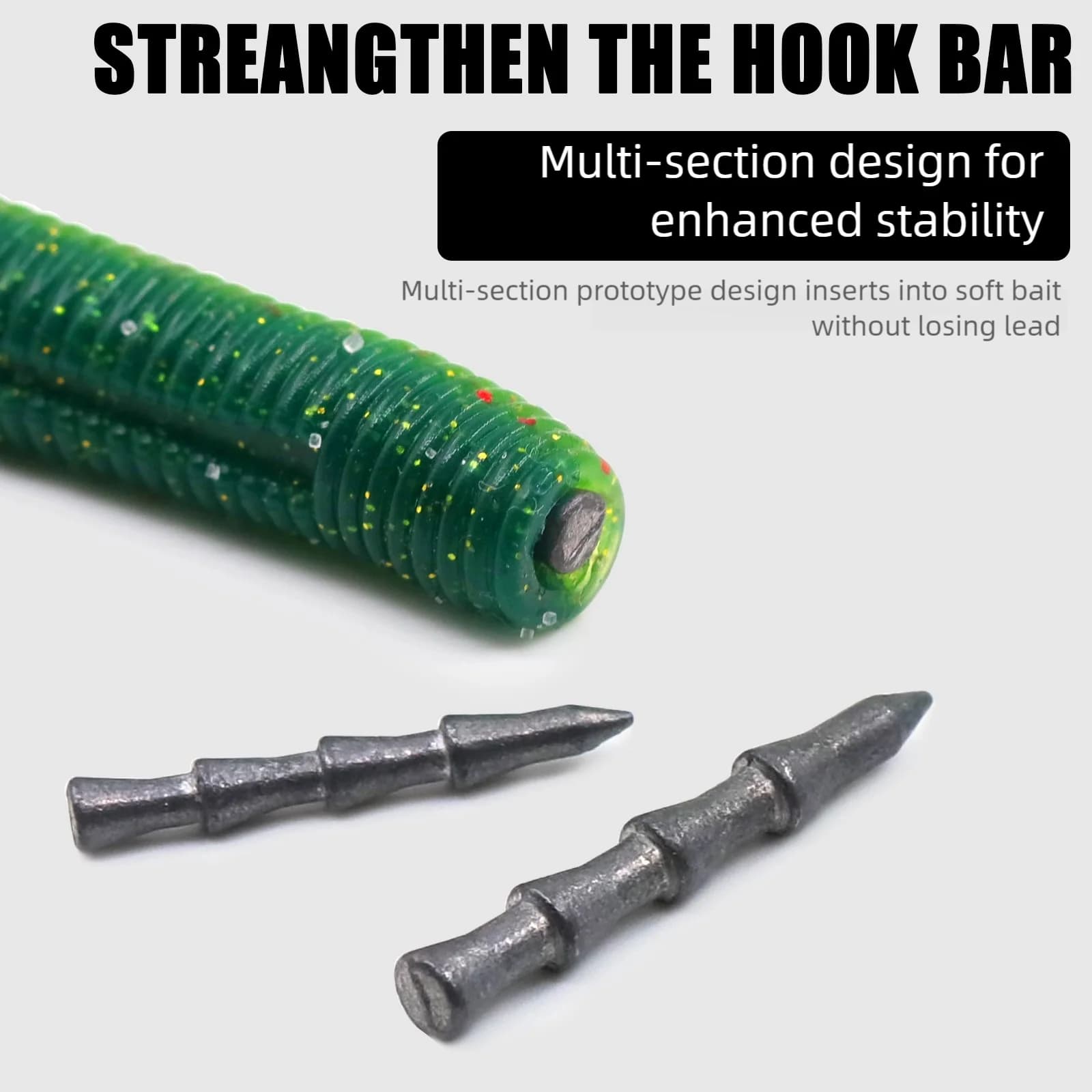 Plombs à insérer pour pêche au bass - Poids pour leurres Neko Rig et Wacky Rig