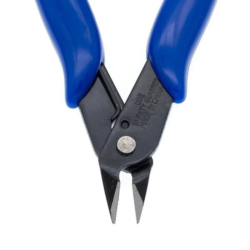 Pince coupante diagonale acier carbone pour câbles électriques - Cisaille latérale à coupe flush