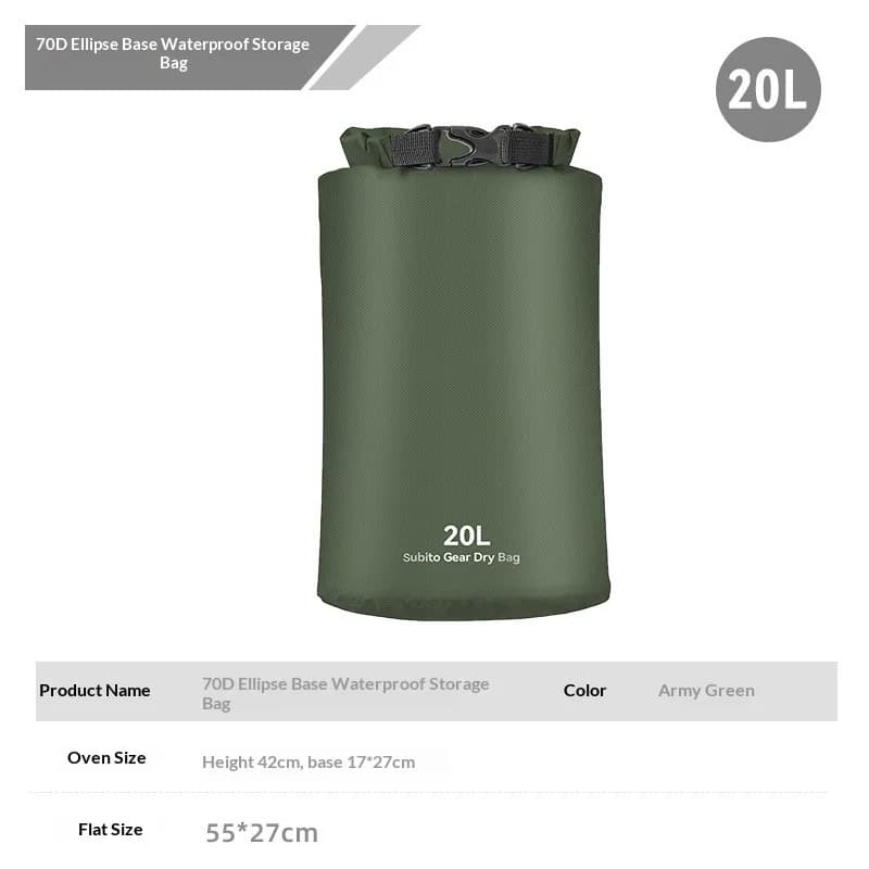 Sac étanche ultraléger 3L à 35L pour rafting, kayak et natation - Sac sec sport nautique PVC
