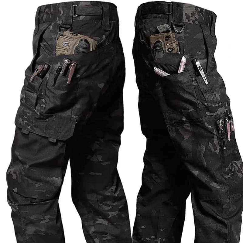 Pantalon de travail tactique homme nouvelle collection - Pêche outdoor imperméable multi-poches résistant