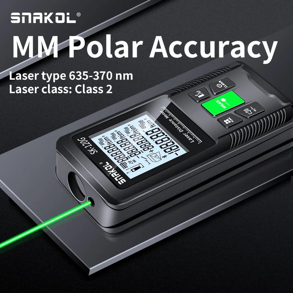 Télémètre laser Snakol 40M à 120M laser vert/rouge - Visibilité optimale pour pêche en toutes conditions