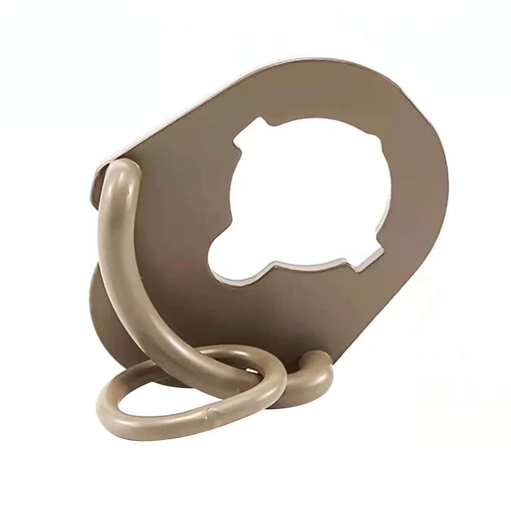Anneau fixation sangle tactique métal complet - Set boucle Troy pour fusils pêche chasse