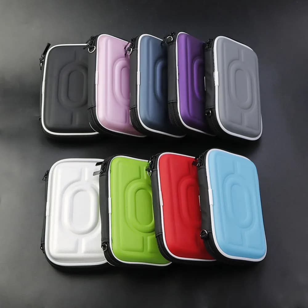 Étui rigide EVA 9 couleurs pour 3DS NDSL NDSI GBA GBC protection console retro transport