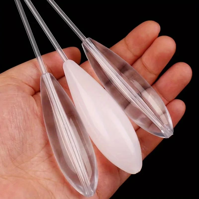 Flotteur bombardier acrylique pour carpe et perche - Flotteur remontant forme aérodynamique
