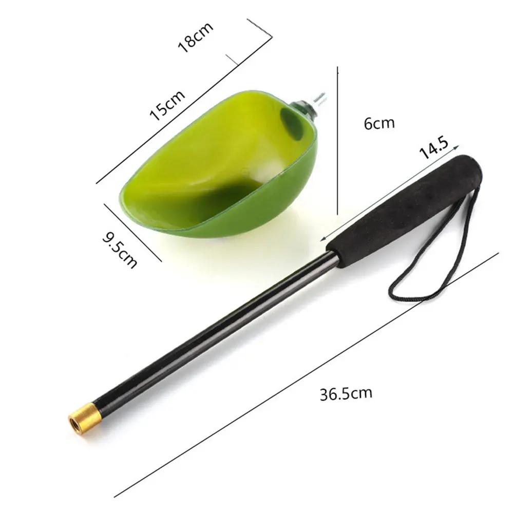 Cuillère lance-appâts détachable pour pêche carpe - distribution précise de bouillettes et particules