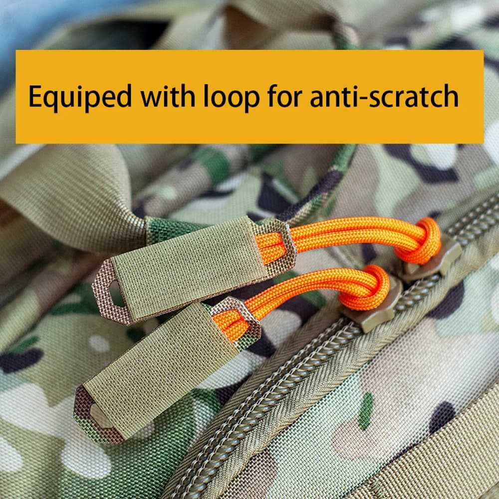 Poignées fermeture éclair tactiques MOLLE - Accessoires sac pêche chasse 1000D nylon