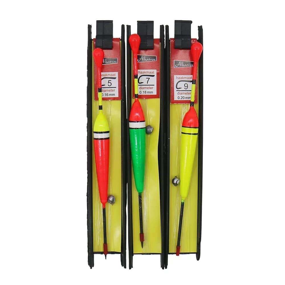 Set flotteurs mélange tailles couleurs - bouées lumière bâton pêche accessoires extérieur équipement