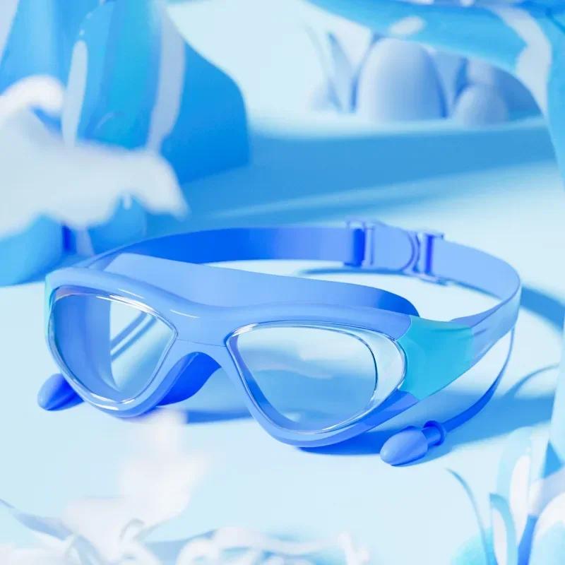 Lunettes de natation MYOPIA -150&-400 enfants anti-buée étanches HD professionnelles piscine mer