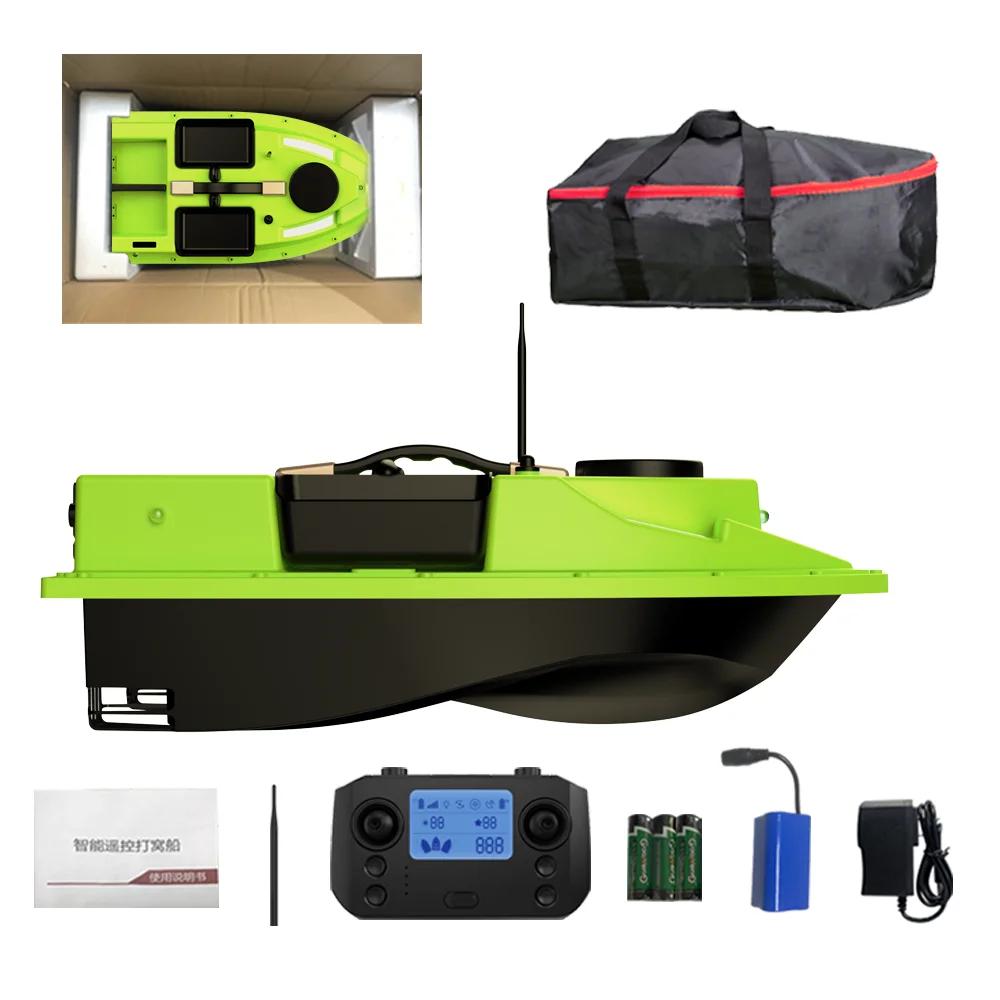 LOKEEVAN D19 Remote Controlled Bait Boat with GPS,600M RC Night Boat LED Fishing