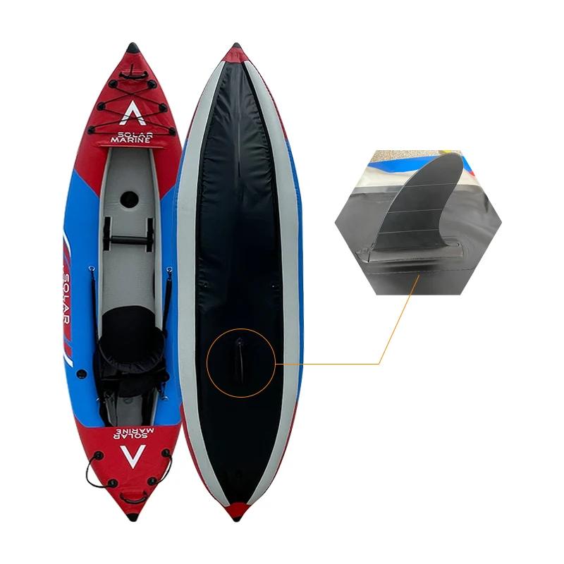Kayak double gonflable Solarmarine - Canoë de compétition et paddleboard pour pêche