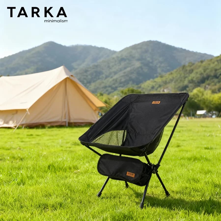 Chaise lune TARKA pliante légère pour pêche, voyage, jardin et fournitures de camping