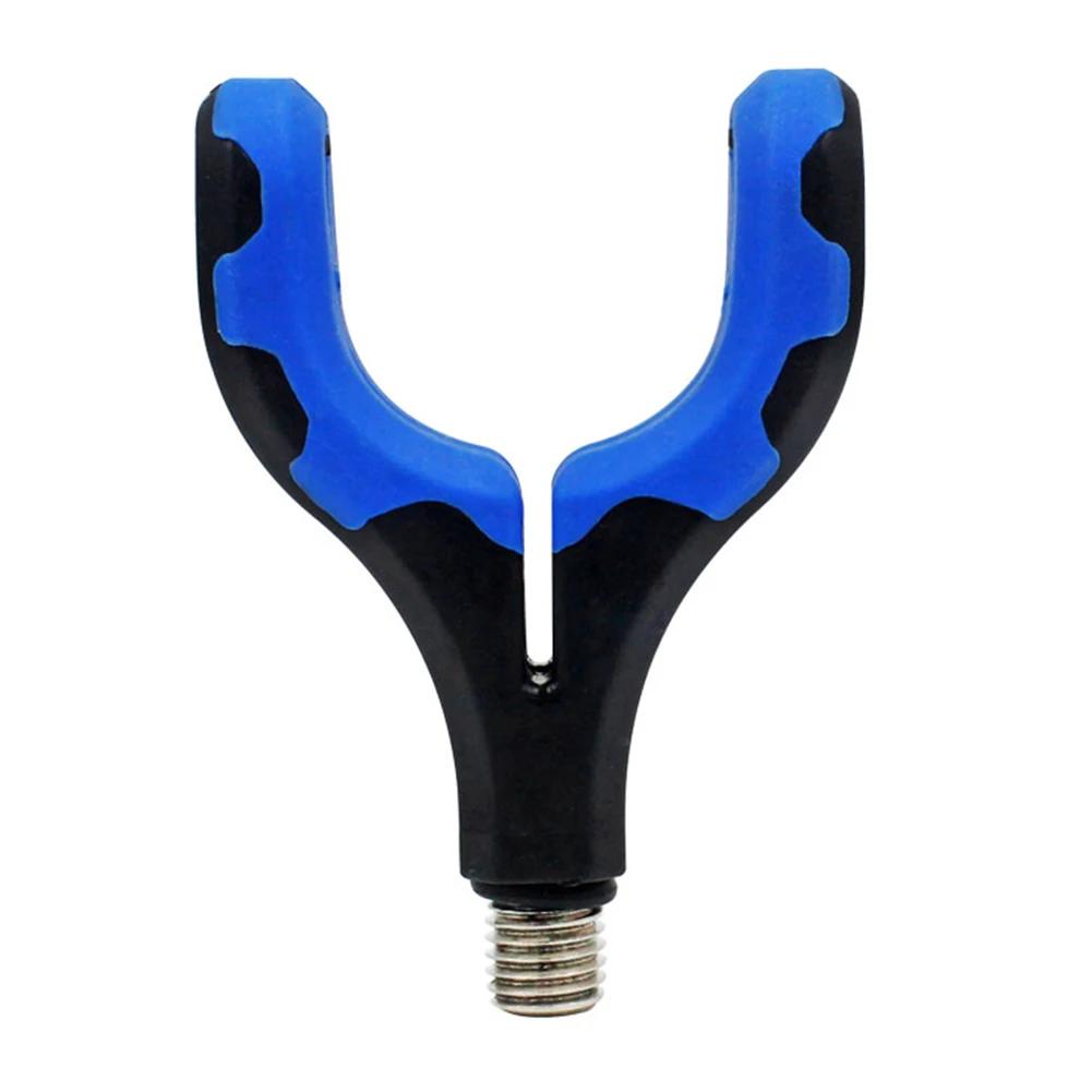 Support de canne à pêche pour carpe avec tête TPR et filetage 3/8 - Porte-canne pêche grossière repose-canne