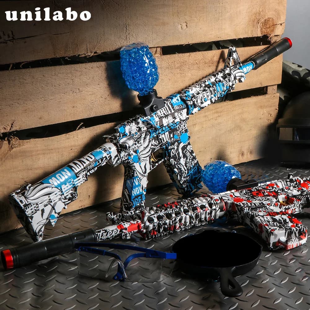 Pistolet électrique M416 set tir - Jouet précision extérieur cadeau anniversaire pour jeunes pêcheurs