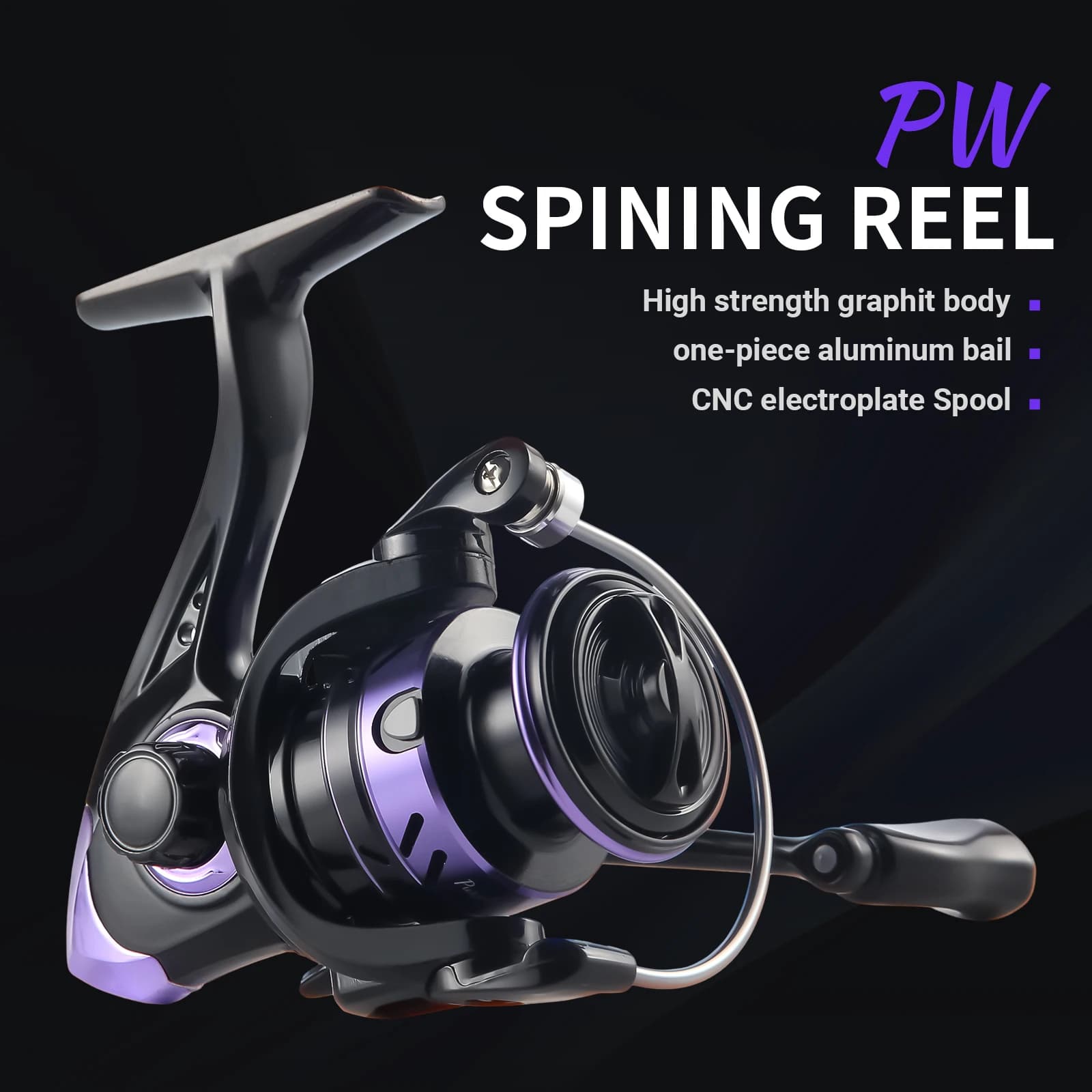Support de moulinet de pêche universel 48mm HEIGHTEN pour Shimano Twinpower, Daiwa Emeraldas et autres
