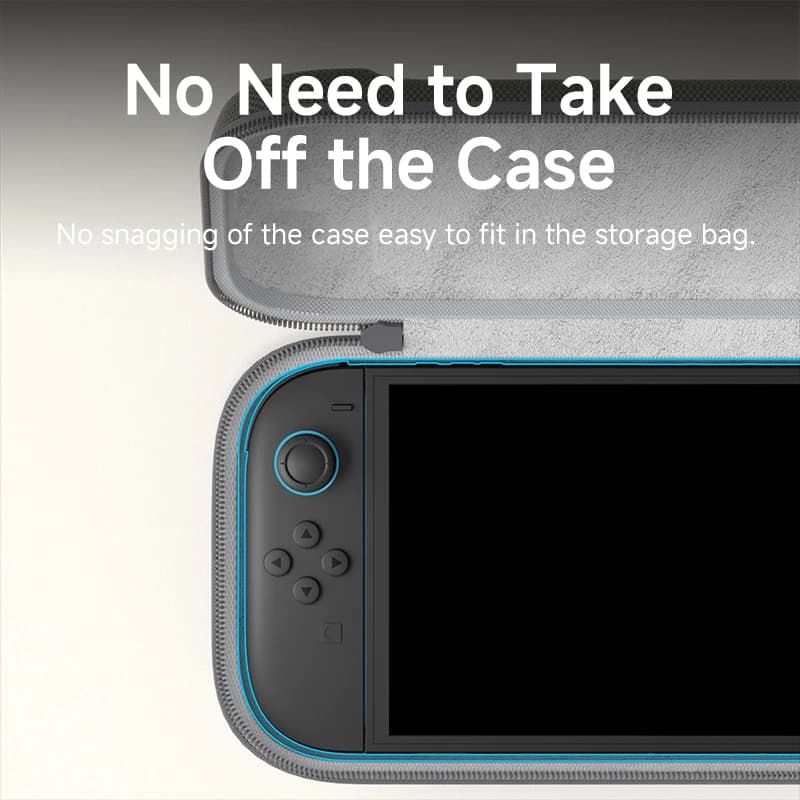 Coque rigide Hagibis Nintendo Switch - Housse de voyage coque dure protection 10 cartouches jeux