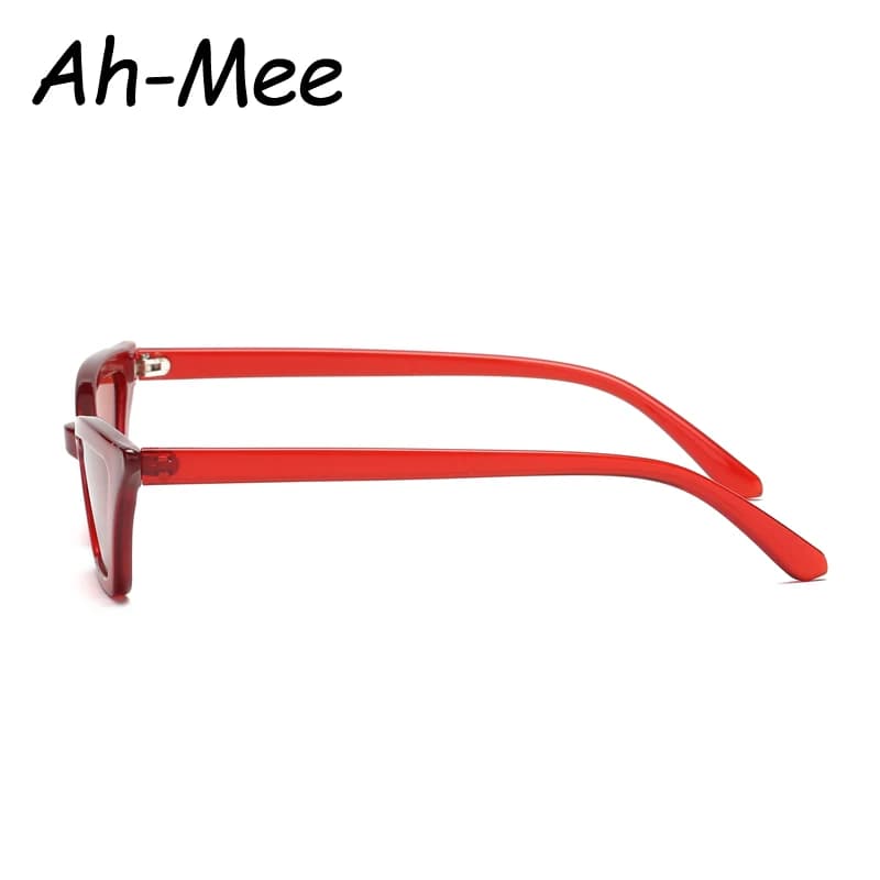Lunettes soleil chat femmes montures étroites multicolores - protection UV400 mode féminine
