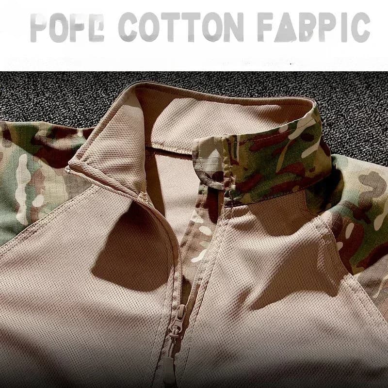 Nouvelle combinaison tactique shirt et pantalon homme - Pêche, airsoft, paintball, tenue d'assaut complète