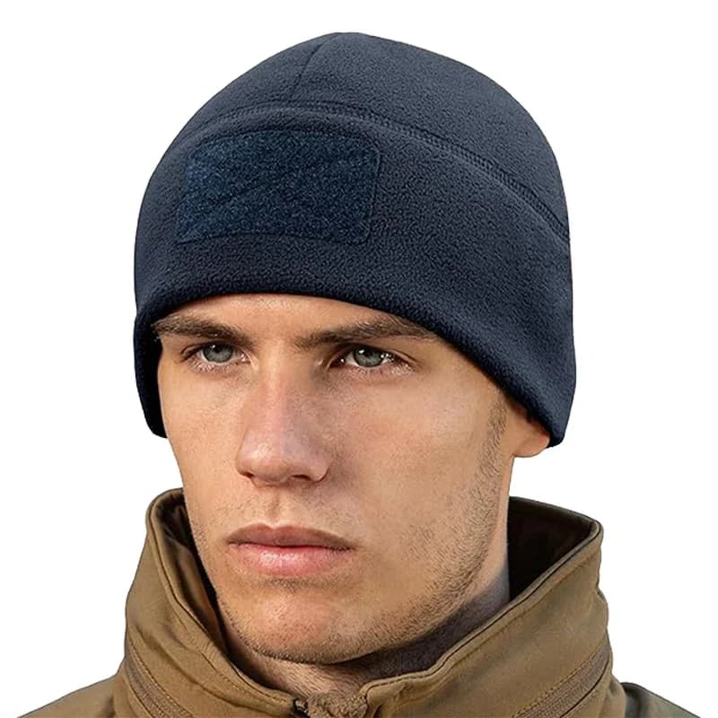 Bonnet tactique anti-vent épais chaud pêche hiver tricot respirant extensible uni