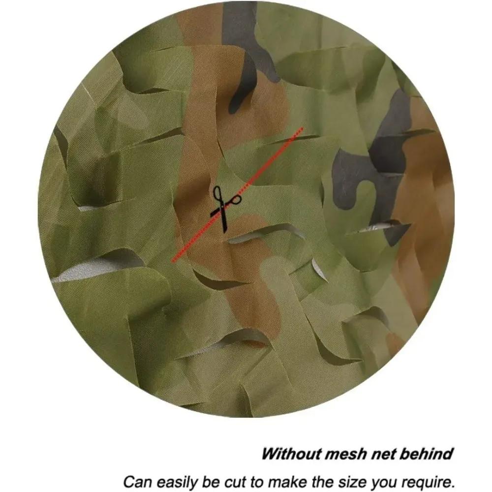 Filet camouflage rouleau grande taille pour pêche discrète, affût chasse et protection équipement