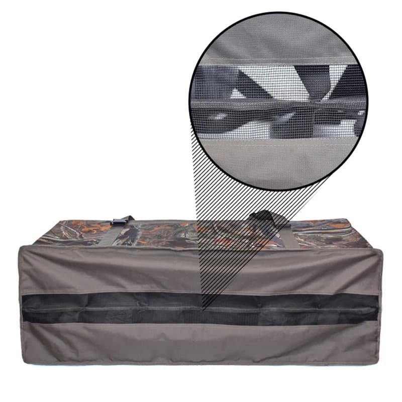 Sac à dos filet 12 compartiments pour transport de leurres de chasse au gibier d'eau portable