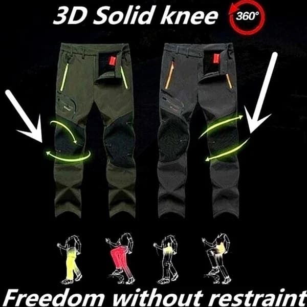 Pantalon imperméable pêche 2 styles fin/épais softshell - Vêtements pêche toute saison