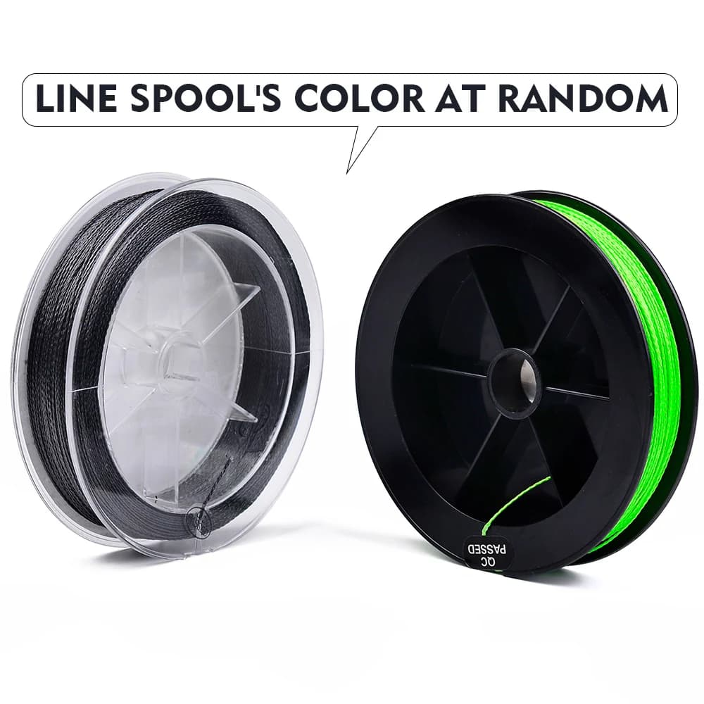 Ligne de pêche tressée Super Strong 100m 4 brins anti-abrasion - 6 à 80LB 6 couleurs disponibles PE