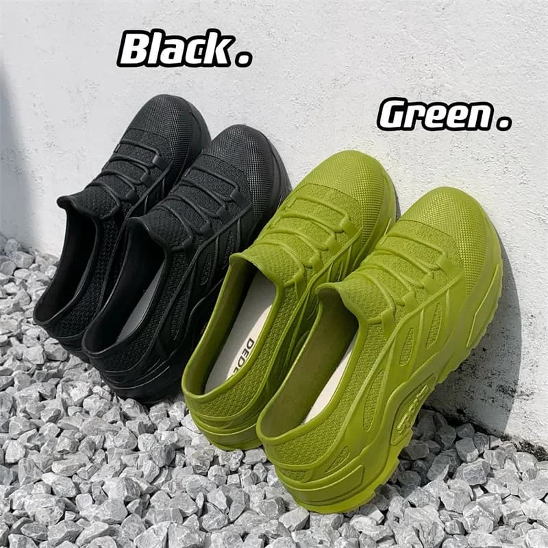 Chaussures de pêche hiver homme doublées polaire imperméables antidérapantes caoutchouc outdoor