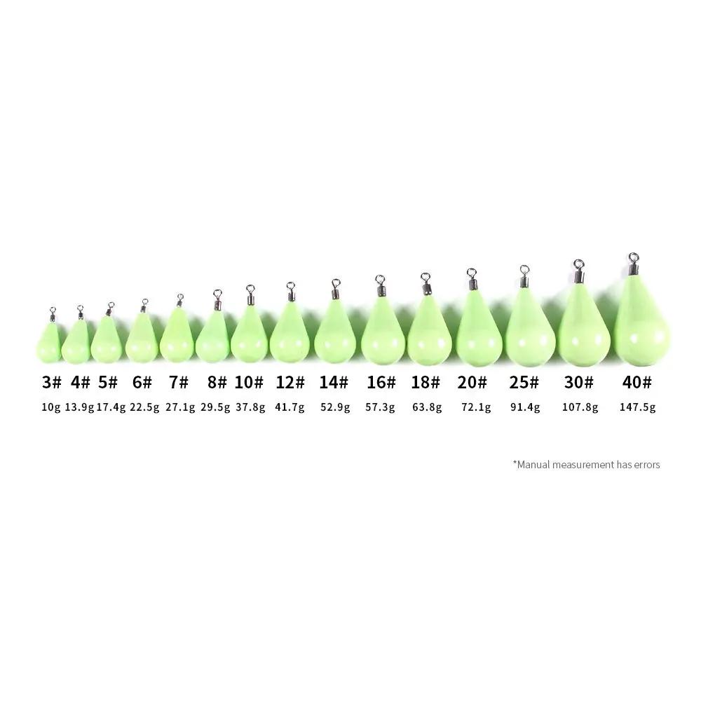 Plombs de pêche lumineux Newup pour leurres souples - poids pour montages Texas rig et basse