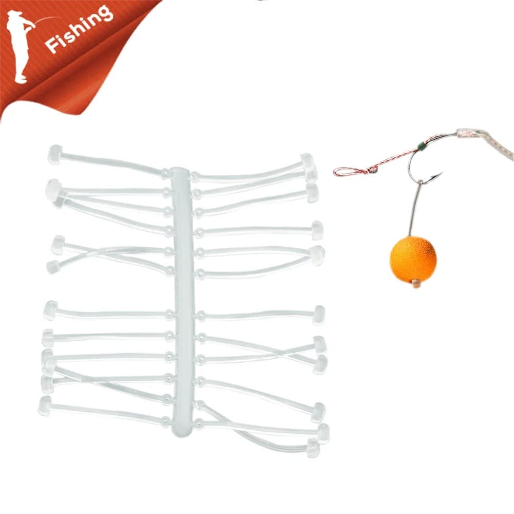 Stoppers hair rig 120 pièces pour pêche carpe - inserts boilie transparents pop-up rig