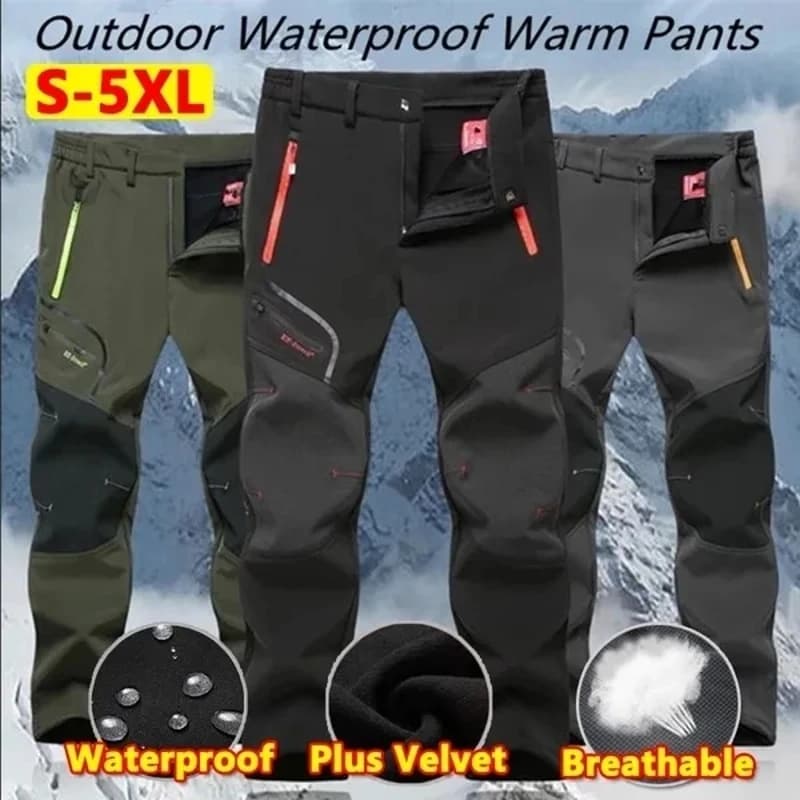 Pantalon imperméable pêche 2 styles fin/épais softshell - Vêtements pêche toute saison