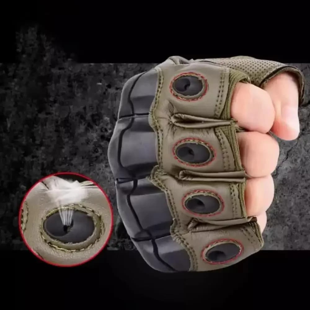 Gants tactiques mi-doigts mesh respirants pour pêche estivale et activités nautiques légères