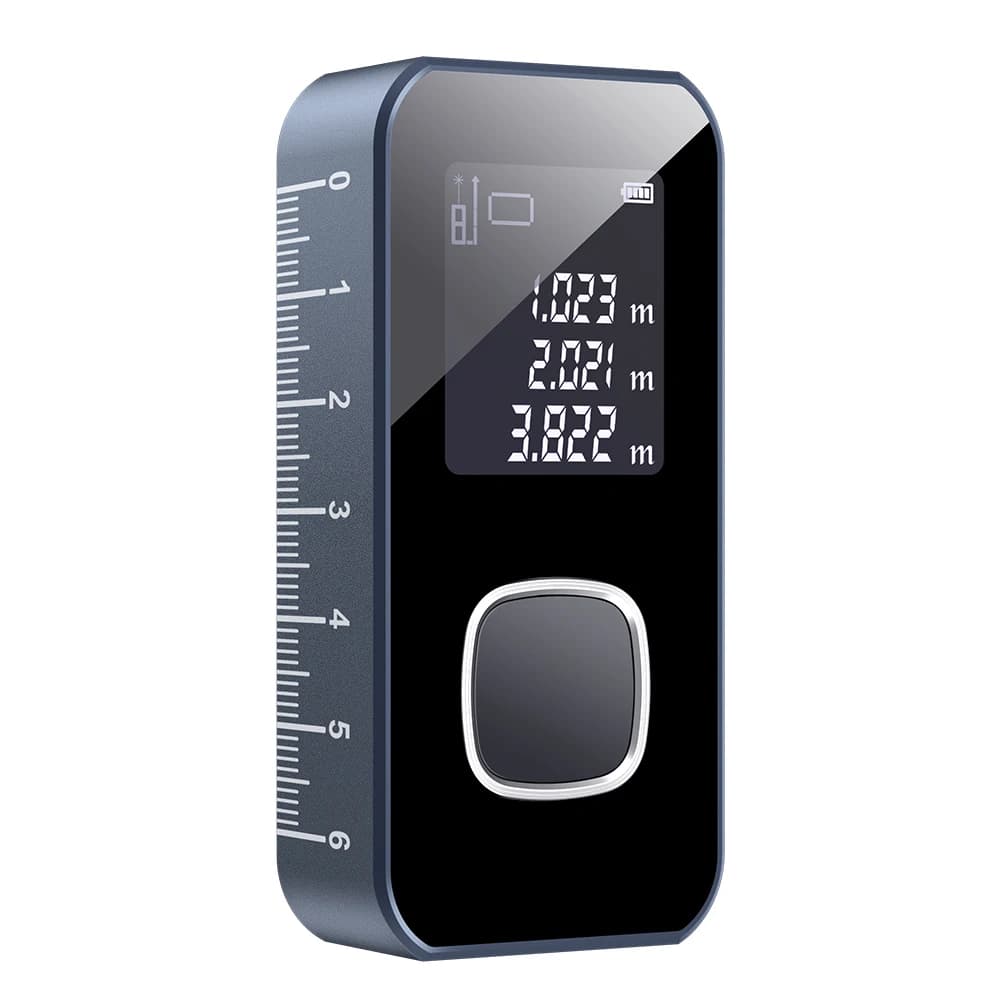 Télémètre laser intelligent 60m avec écran LCD pour pêche précise et mesures techniques