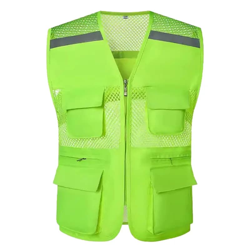Veste filet pêche été - Veste sans manches respirante multi-poches pour pêche en mer