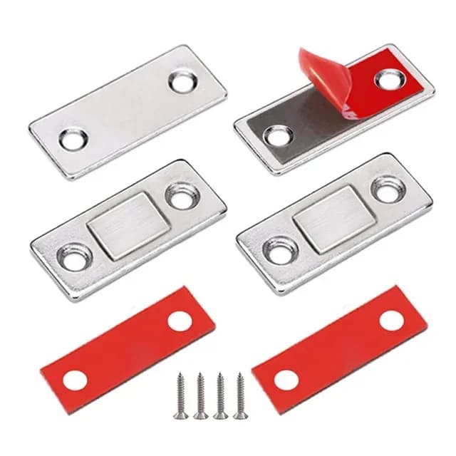 Aimants de fermeture invisibles ultra fins pour portes placards, tiroirs et rangements équipement pêche