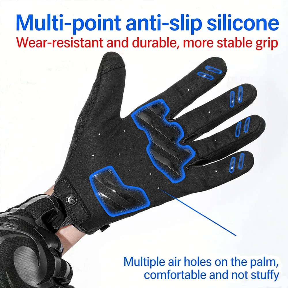 Gants tactiques anti-dérapants écran tactile protection mains pêche chasse vélo combat