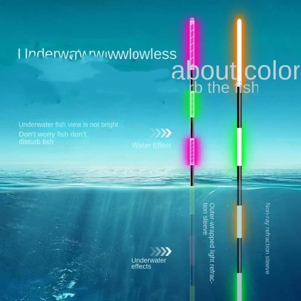 Flotteur électronique intelligent LED ultra-sensible - Détection lumineuse pour pêche nocturne précise