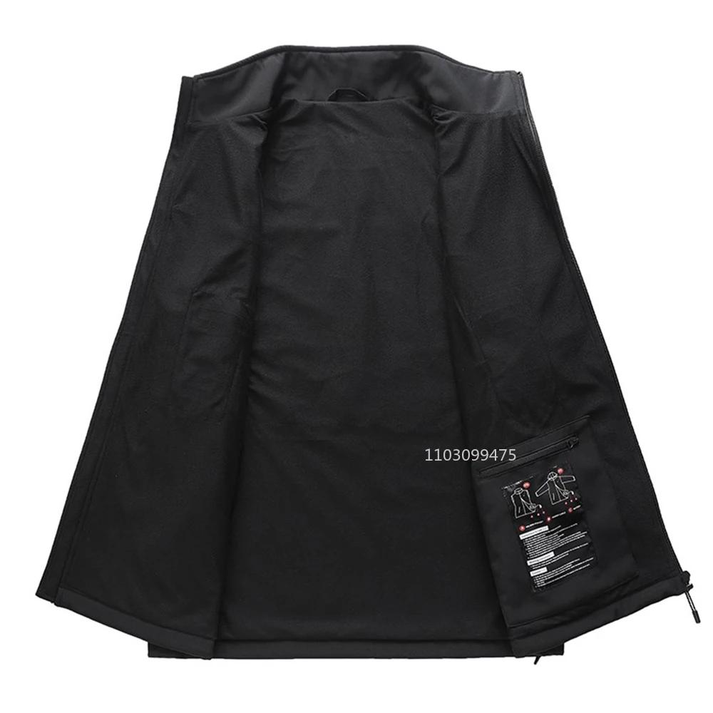 Veste chauffante USB pêche hiver - Veste chauffante 9 zones homme femme - Veste de ski randonnée hivernale