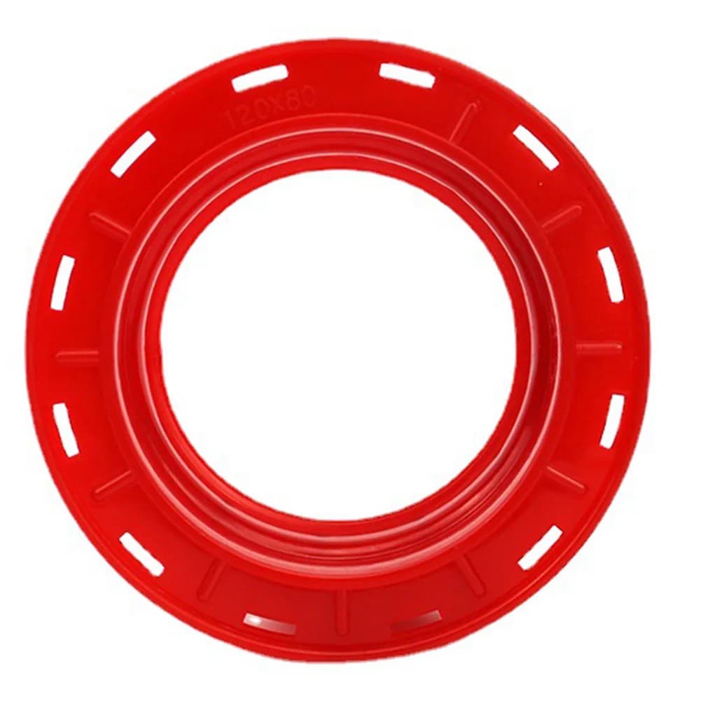 Bobine circulaire pour enroulement fil de pêche 120x80mm avec poignée plastique et anneau de guidage