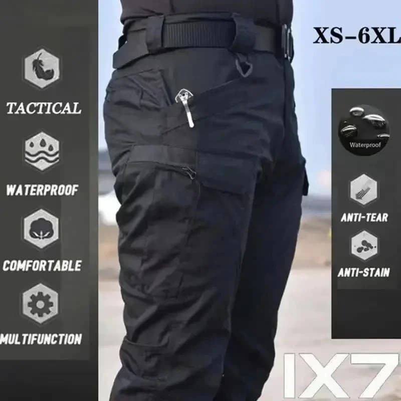 Pantalon cargo imperméable homme respirant - Pêche, combat, travail, tailles S à 6XL disponibles