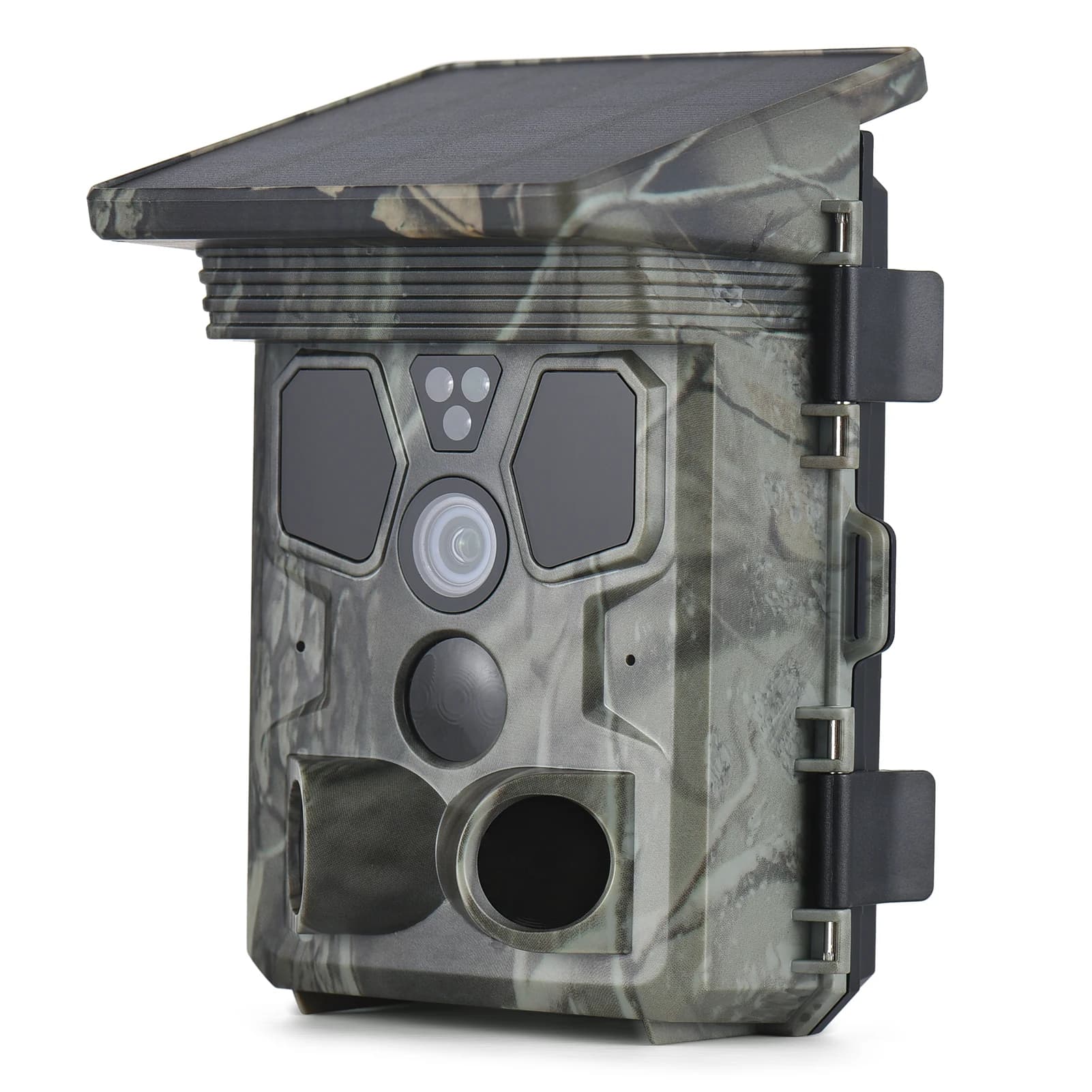 Caméra de chasse 4K 50MP solaire avec angle de détection 120° - Surveillance IP65 étanche