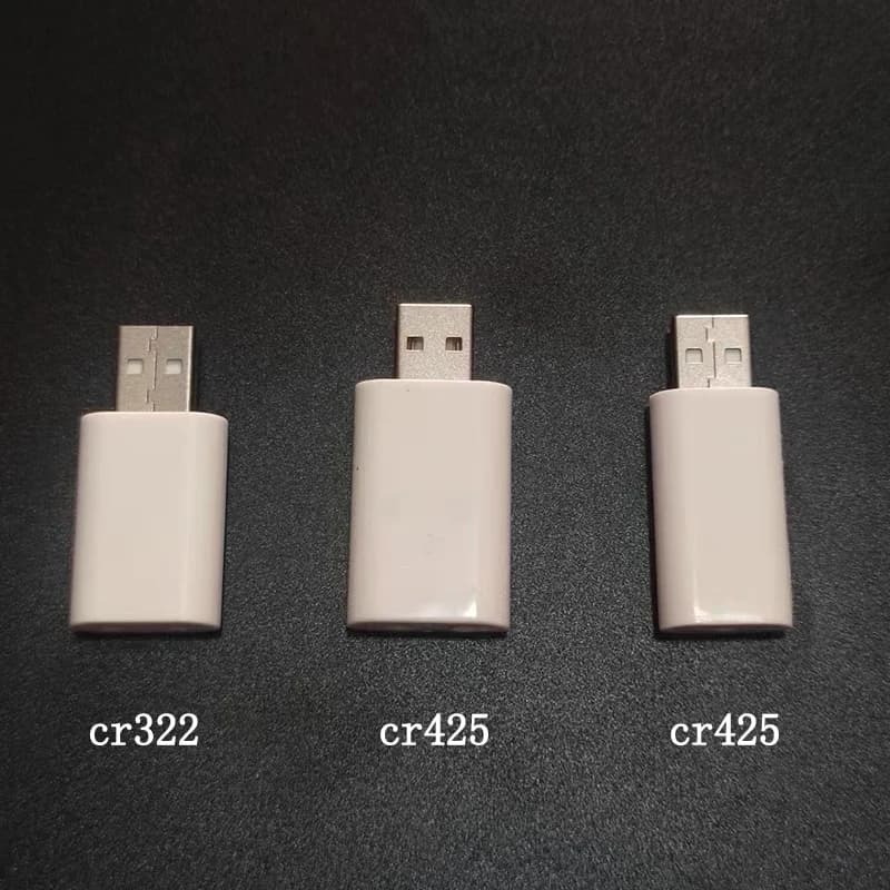 Chargeur USB rechargeable pour piles CR425 et CR322, accessoire batterie pour flotteur de pêche et appareils électroniques