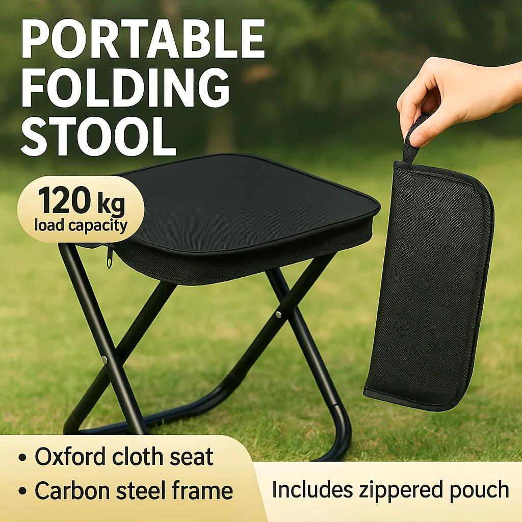 Tabouret de pêche multifonction ultra-léger pliant cadeau idéal pêcheur accessoire pêche portable voyage