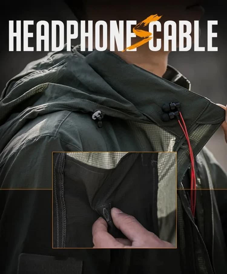 Veste de pêche légère été imperméable - Coupe-vent respirant portable pour pêche