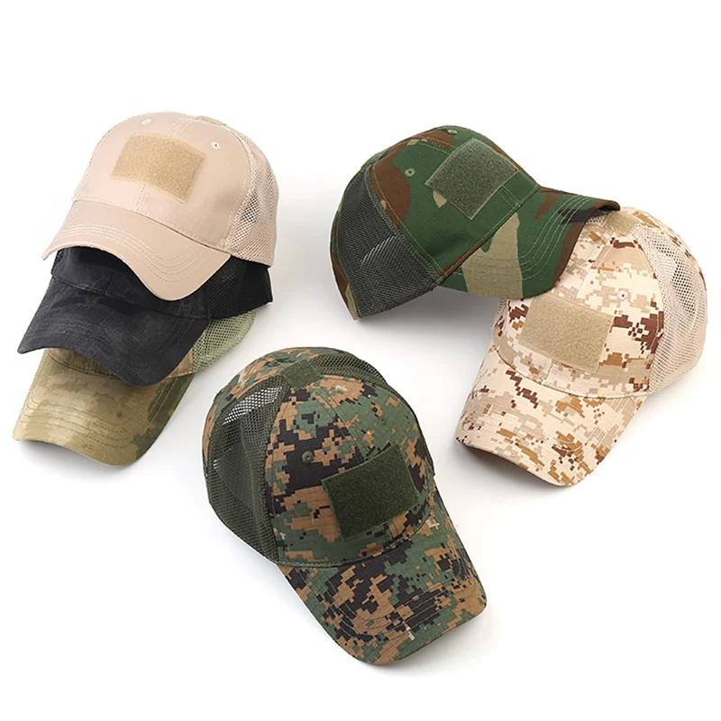 Casquette armée tactique pêche mesh - Snapback camouflage airsoft militaire chasse randonnée homme