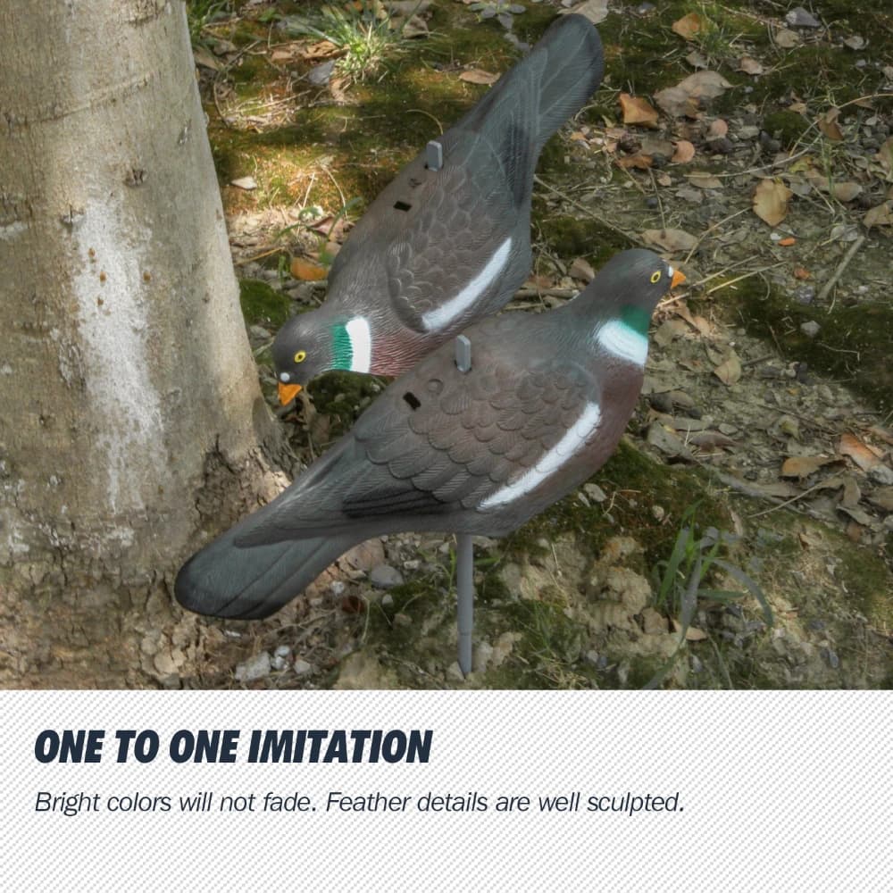 Leurre pigeon 30cm pour pêche contrôle nuisibles décoration jardin étang appât visuel