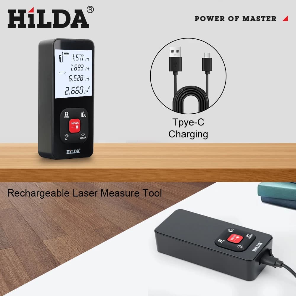 Télémètre laser HILDA professionnel 120m pour pêche précise - Instrument de mesure haute performance