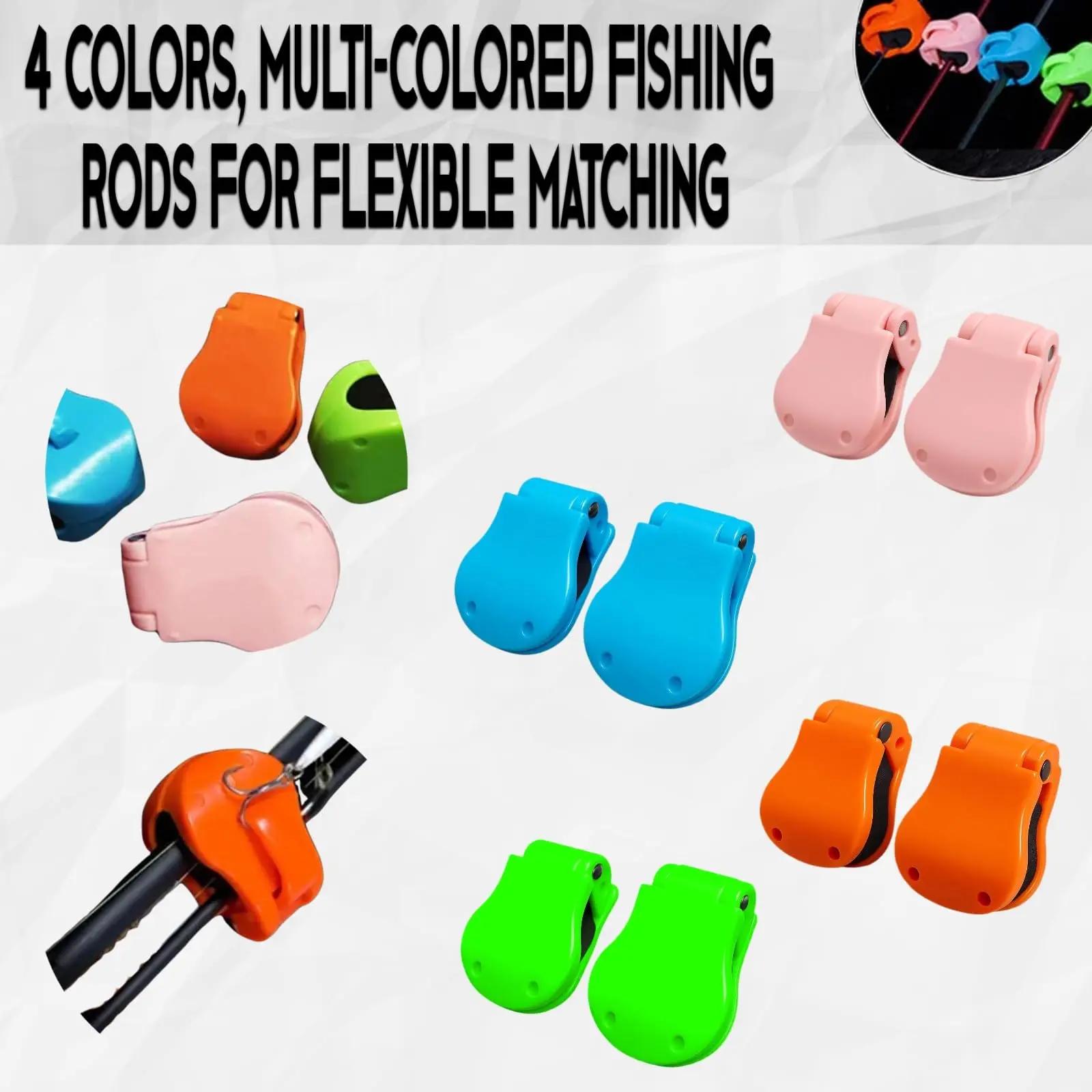 Support canne à pêche fixe avec clips et sangles pour montage mural compact