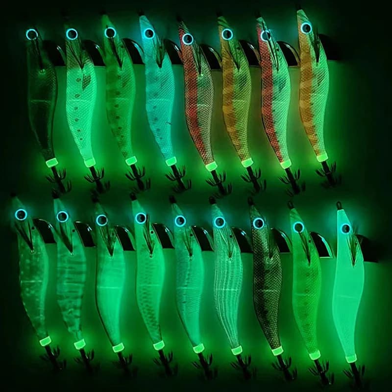 Leurre souple EGI-OH F pour pêche à l'encornet, leurre YAMASHITA crevette luminescente, 2/2.5/3/3.5, 6.5g à 20g,