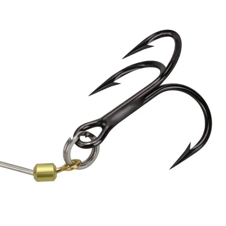 Waterboy Fish Screw Rig Kit - Double Hameçons Triples avec Stingers pour Leurres Souples et Shads