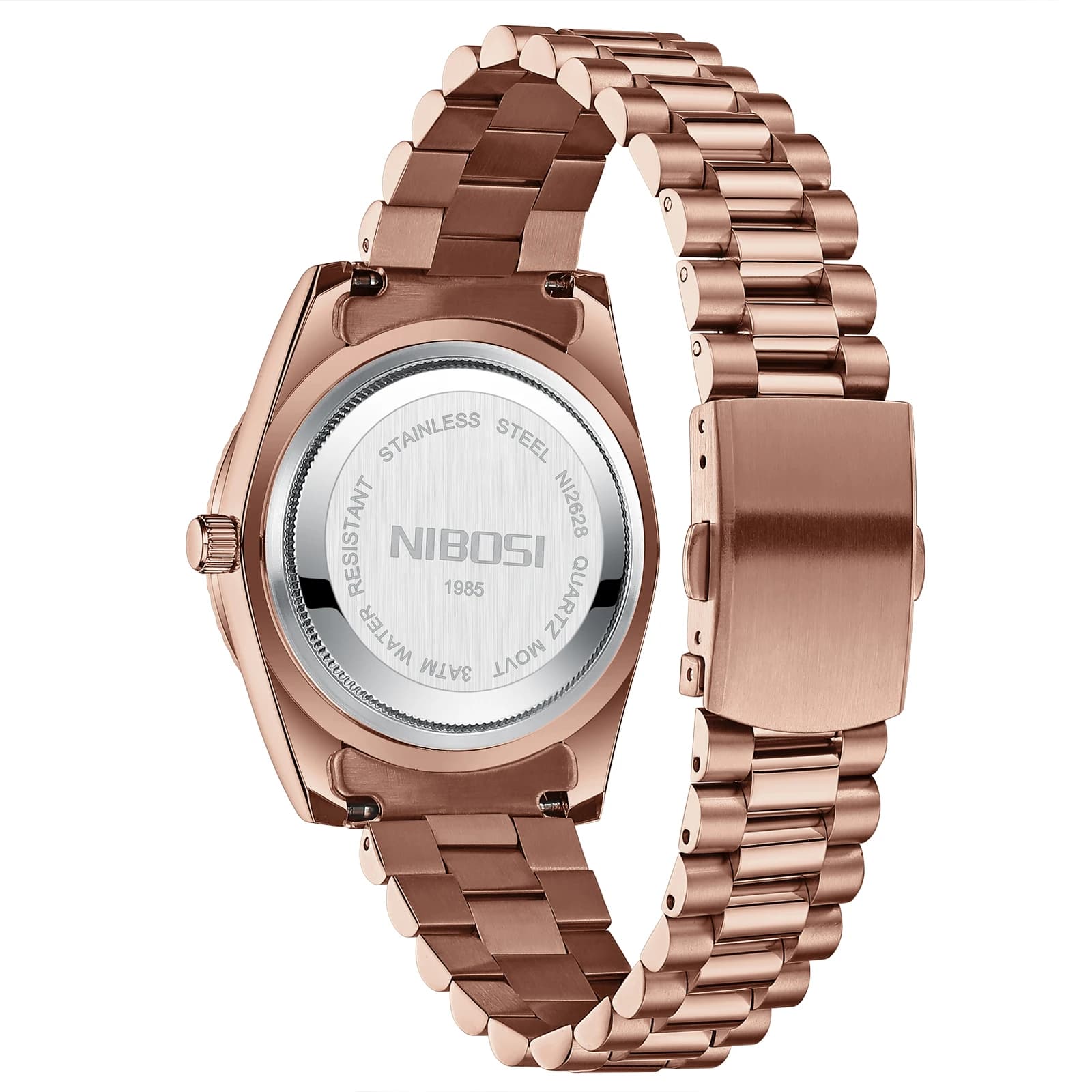 Montre homme NIBOSI fashion luxe marque top jour date quartz Miyota étanche acier reloj hombre